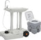 vidaXL - Campingtoilet - en - wasbak - set - draagbaar