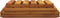vidaXL - Schappenkast - inklapbaar - 3-laags - 43x31x63 - cm - acaciahout - bruin
