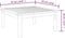 vidaXL - Loungetafel - 63x63x30 - cm - massief - acaciahout