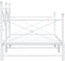 vidaXL - Slaapbank - met - onderschuifbed - zonder - matras - 100x190 - cm - staal - wit