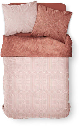 Dekbedovertrek set TODAY Roze 240 x 220 cm 3 Onderdelen