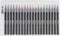 Brushpennen 20pcs - 1 waterbrush - Penseelstiften - Bullet journal - Handlettering set - Fineliners