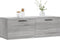 vidaXL - Wandkast - 100x36,5x35 - cm - bewerkt - hout - grijs - sonoma - eikenkleurig