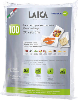 Vacuüm zakken LAICA VT3501 100 Onderdelen 20 x 28 cm