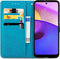 iMoshion Hoesje Geschikt voor Motorola Moto E40 / Moto E30 Hoesje Met Pasjeshouder - iMoshion Mandala Bookcase - Turquoise