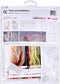 Thea Gouverneur - Borduurpakket met telpatroon - 546 - Voorgesorteerde DMC Garens - Klaprozen - Linnen - 55 cm x 22 cm - DIY Kit