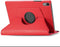imoshion Tablet Hoes - Geschikt voor Lenovo Tab P12 - 360° Draaibare Bookcase - Rood