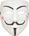 Feest - Gezichtsmasker - Eindexamenfeest - Anonymous masker - 4Pack Wit/Zwart/Grijs/Goud