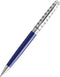 Waterman balpen Hémisphère Deluxe Marine Blue met palladium detail