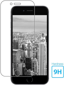 Mobiparts - Tempered Glass Screen Protector - 9H krasbestendig en antibacterieel - voor iPhone 7 Plus/8 Plus