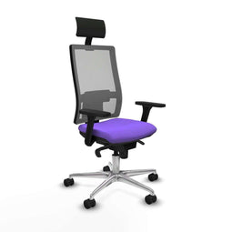 Bureaustoel met hoofdsteun Piqueras y Crespo 3D086N1 Lila