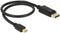 Delock Mini DisplayPort - DisplayPort Kabel - 4K 60 Hz - Zwart (0.5 m)