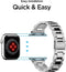 Spigen 061MP25943 - Apple Watch Bandje - RVS - Zilver (38/40/41mm)