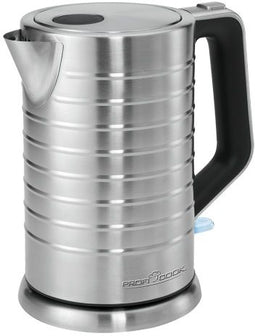 ProfiCook PC-WKS 1119 - Waterkoker - 1,7 L - 360° draaibaar - Zwart/Zilver