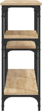 vidaXL - Wandtafel - 160x29x75 - cm - bewerkt - hout - sonoma - eikenkleurig