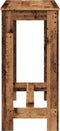 vidaXL - Bartafel - 102x50x103,5 - cm - bewerkt - hout - oud - houtkleurig