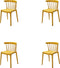 Windson Stapelstoel Oker geel - SET VAN 4