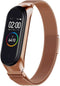 iMoshion Bandje Geschikt voor Xiaomi Mi Band 3 / 4 - iMoshion Milanees magnetische band met inkliksysteem - Rosé Goud