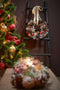 House of Seasons - Decoratie Houten Rek - Ladderrek voor handdoeken en kleding - Zwart - L29 x B49 x H119 cm