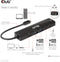 Club 3D CSV-1596 - 6-in-1 USB Gen1 Type-C Hub - 1x Ethernet 1Gbps 1x HDMI 2x USB 2.0 type-A 2x USB 3.2 type-C - Zwart