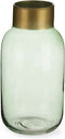 Vaas Groen Gouden Glas 11,5 x 24 x 11,5 cm (6 Stuks)