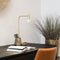 Atmooz - Leeslamp Pomery - Voor boek - LED Tafellamp - Goud Brons - Slaapkamer / Woonkamer - Industrieel - Hoogte 49cm - Metaal