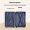SKYCASES Urban Adventurer - Handbagage Koffer - 20 inch - 44L - Cijferslot - Donkerblauw