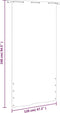 vidaXL - Balkonscherm - 120x240 - cm - oxford - stof - crèmekleurig
