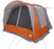 vidaXL - Autotent - 4-persoons - waterdicht - grijs - en - oranje