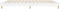 vidaXL - Bedframe - bewerkt - hout - hoogglans - wit - 200x200 - cm