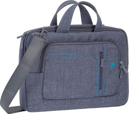 Rivacase 7520 - Notebook Schoudertas - Geschikt voor 13.3 Inch - Waterafstotend - Grijs