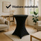 Brixy Statafel - Stevig en weerbestendig - 80cm x 110cm - Wit/Zwart