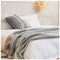 Kussen Grote Ruit Grijs (Hex Check Charcoal) - Nieuw Wol - 50x50 - Tweedmill UK