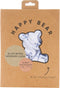 HappyBear | All In One wasbare luier - Blue Giraffe | One Size - 4kg t/m 15kg | Te gebruiken vanaf geboorte tot zindelijkheid | Dubbele lekgoten - minder kans op lekkages | Handige klittenbandsluiting