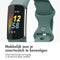 imoshion Siliconen bandje - Geschikt voor Fitbit Charge 6, Charge 5 - Groen - S
