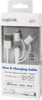 USB Cable LogiLink Silver 1 m