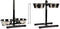 Beeztees Standaard - Dinerset Hond - 2 RVS bakken - Zwart - 25 cm