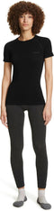 FALKE Wool-Tech Light - Functioneel shirt korte mouwen - Geurneutraliserend - Zwart (maat S)