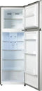 Essentiel-B ERDV165-55S3 - Vrijstaand 2-deurs koelkast met diepvries - Inox grijs zilver