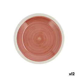 Quid Calypso - Dessertbord - Keramisch Ø 19 cm - Terra cotta (12 stuks)