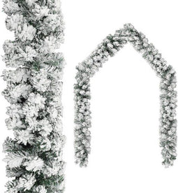 vidaXL - Kerstslinger - 20 m - PVC - groen