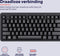 Trust Ody II - Draadloos Toetsenbord - Stil en Comfortabel - Qwerty US - Zwart