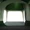 vidaXL - Familietent - met - verandakoepel - 9-persoons - waterdicht - groen