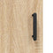 vidaXL - Hoge - kast - 69,5x31x115 - cm - bewerkt - hout - sonoma - eikenkleurig