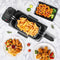 Royalty Line® EFT2000 Friteuse 3 Liter - Frituurpan - 2000W - Koude Zone - 2 tot 4 Personen - Koude Zone - Traploos Instelbare Temperatuurregelaar - RVS
