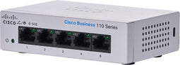 Cisco CBS110-5T-D-EU - Unmanaged Switch - 5x 1Gbps RJ45 - Grijs