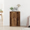 vidaXL - Dressoir - Oud - Hout - 60x31x84 - cm - Engineered - Hout