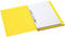 Duplexmap Secolor folio 225gr geel - 10 stuks