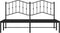 vidaXL - Bedframe - met - hoofdbord - metaal - zwart - 183x213 - cm
