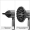 BaByliss Titanium Shine Föhn D6200DE - Compacte Haardroger met Diffuser - 1600W Digitale Motor - Ionische Functie voor Minder Pluizig Haar - Staal